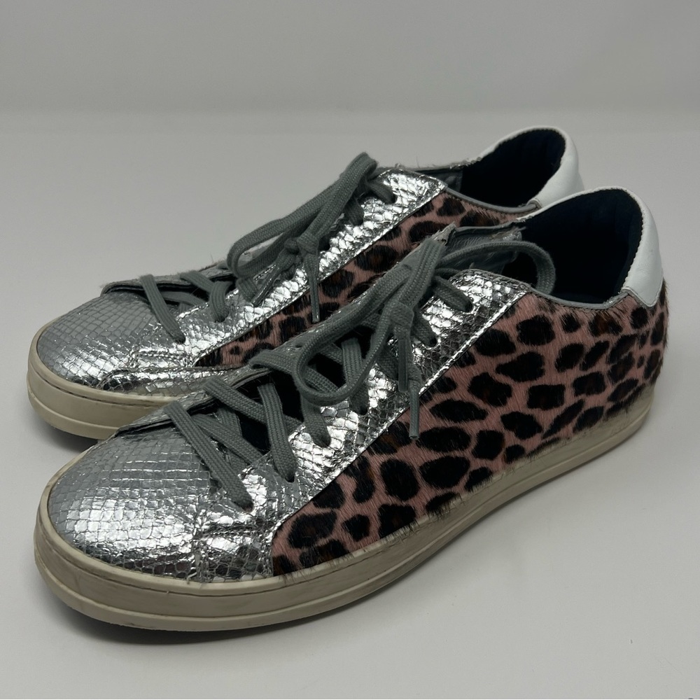 P448 John Calf Hair Low Top Sneaker